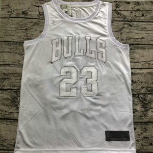 NBA 23 Jordan Bulls MVP authentique Maillot blanc